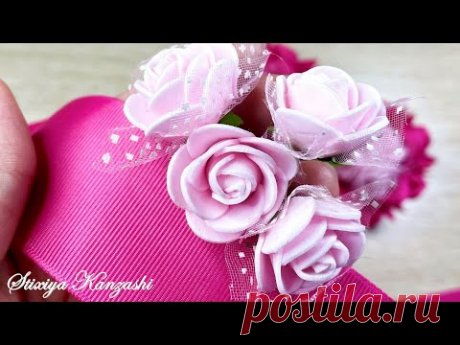 DIY / Только Лента и Розочки / Пышные Бантики / Для Красоток / Очень Просто