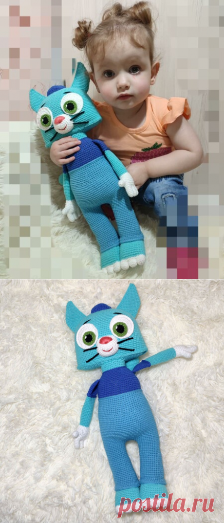 Котёнок Мур из мультфильма Цветняшки МК - Lesi_Dolls Мастер классы по вязанию | Boosty