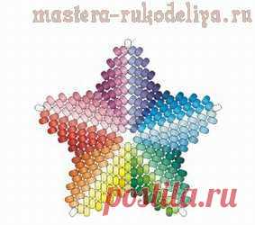 Мастера рукоделия - рукоделие для дома. Бесплатные мастер-классы, фото и видео уроки - Анимированный мастер-класс по бисероплетению: Мозаичный пятиугольник с ндебельскими гранями