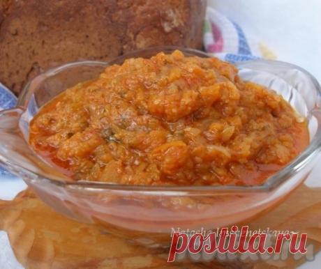 Кабачковая икра с помидорами