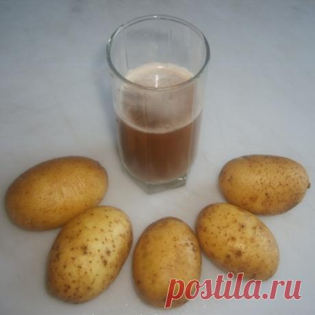 Полезные свойства картофельного сока