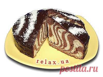 Торт «Зебра» &raquo; Рецепт, фото торта Зебра &raquo; Relax.UA