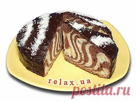 Торт «Зебра» &amp;raquo; Рецепт, фото торта Зебра &amp;raquo; Relax.UA