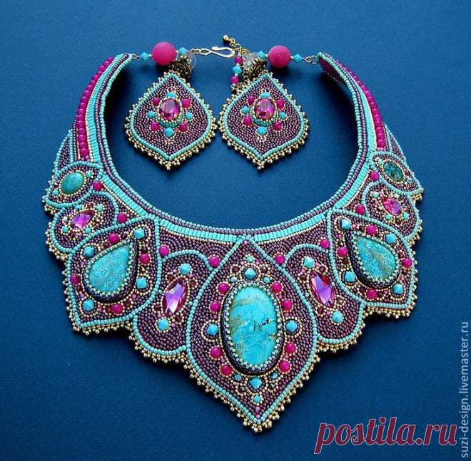 (2) Комплект Красавица Аридж.резерв.. Handmade. | Beaded