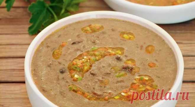 Как приготовить суп из черной фасоли с пряной заправкой? — Вкусные рецепты