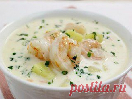 Сырный суп с креветками. | Семья и дом