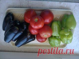 Азербайджанская кухня-Долма из баклажан, перца и памидор