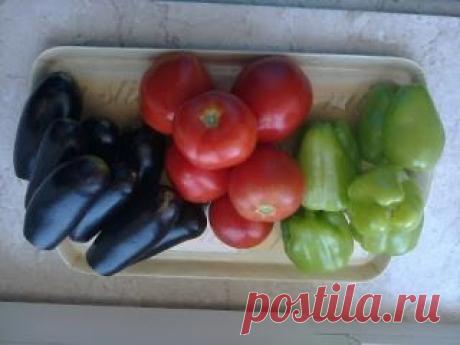 Азербайджанская кухня-Долма из баклажан, перца и памидор