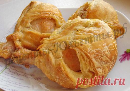 Курица слоеное тесто рецепт. Курица в слоеном тесте | Рецепты Юльетты