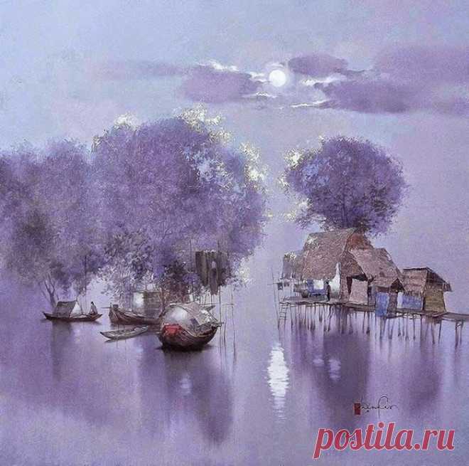 Творчество вьетнамского художника Данг Ван Кана (Dang Van Can)