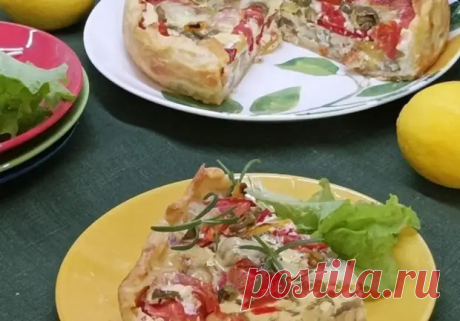 Рыбный пирог «Вкус Средиземноморья» - Будет вкусно - Медиаплатформа МирТесен