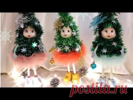 БЕСПЛАТНЫЙ МАСТЕР- КЛАСС/ЖИВАЯ ЁЛОЧКА-ТОПОТУШКА