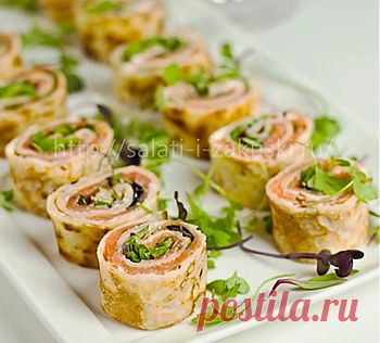 Суши с блинами | ГУРМАН