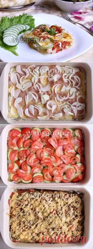 Запеканка с курицей и овощами «Сыто-круто».