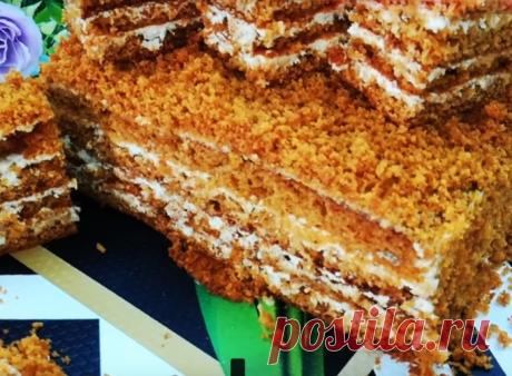 Медовый торт «Как пух»