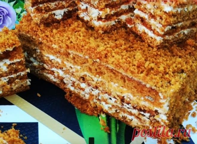 Медовый торт «Как пух»