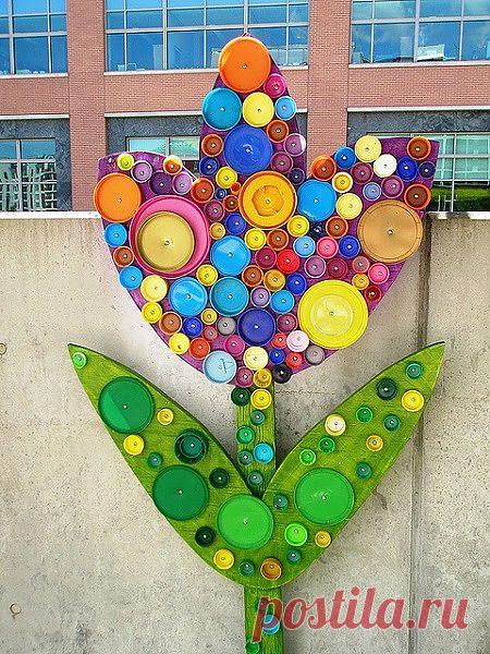 Что можно сделать из крышек от пластиковых бутылок | Умелые ручки