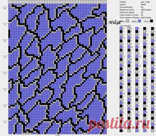 Абстракция : формат dbb и jbb : Схемы для вязаных чехлов для телефонов и сумочек : Файлы : jbead