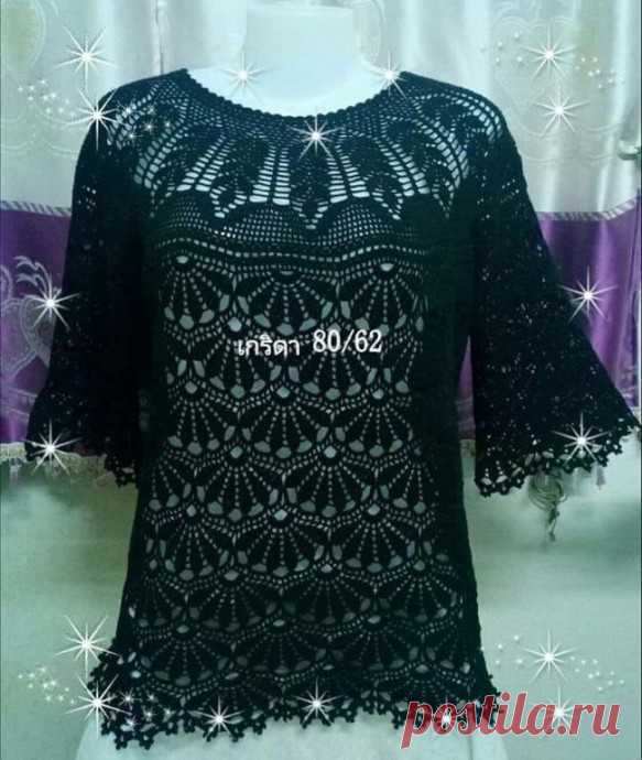 Узор для ажурной кофточки