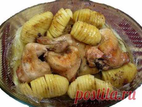 Непревзойденная курица с картошкой "в рукаве"! Готовится легко и просто, а получается.....ммм......вкуснятина!