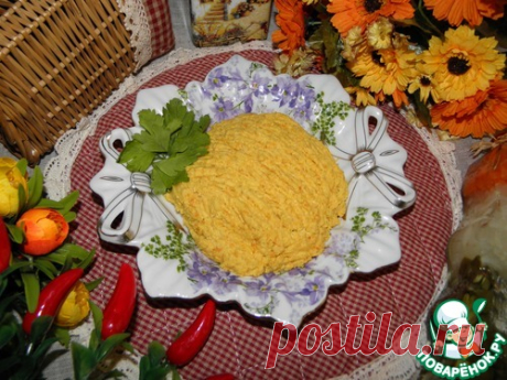Паштет из куриной грудки "Солнечный" - кулинарный рецепт