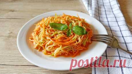 Кабачки по-корейски: быстрый рецепт яркой и вкусной закуски | Еда на каждый день | Пульс Mail.ru
