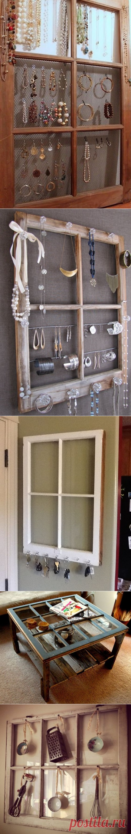 Он натянул проволочную сетку на старую оконную раму. Результат? Мои аплодисменты!