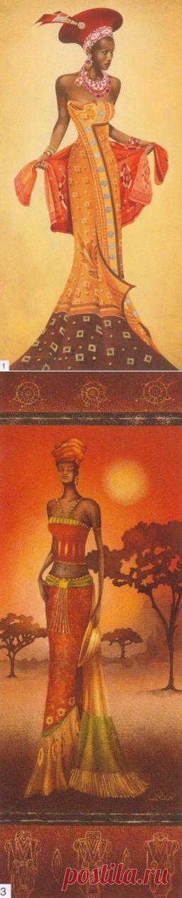 Картинки для декупажа. Узкие и длинные