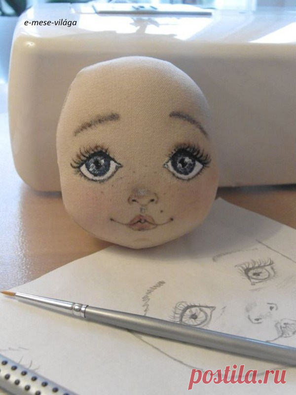 Примеры росписи кукольных лиц | all Dolls