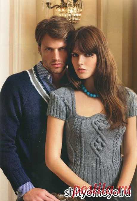 Кофточка Genova, связанная спицами. Описание и схемы бесплатно/Пуловеры. Жакеты. Джемперы. Кофточки. Блузки. Свитера/Вязание/Статьи / Шитье, вязание, рукоделие, бисероплетение