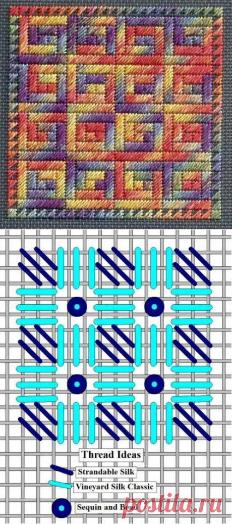 Вышиваем красивые узоры и орнаменты