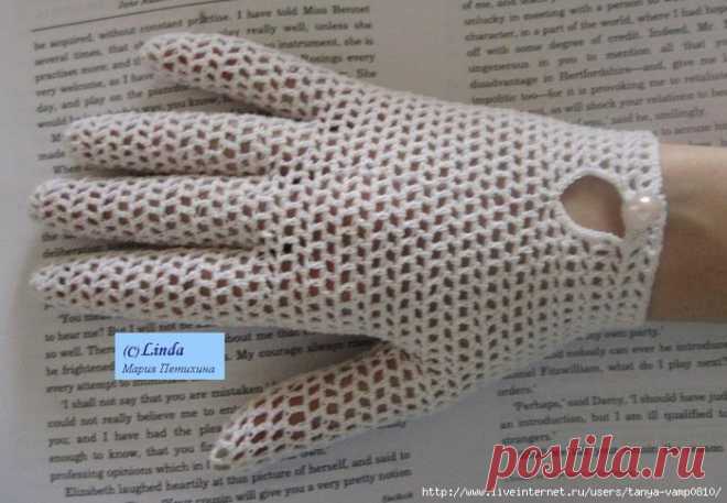 МК по вязанию перчаток от Линды