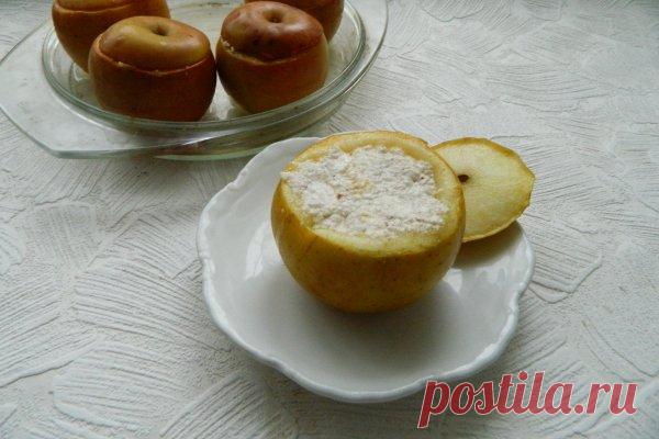 Яблоки, запеченные с творогом | CityWomanCafe.com