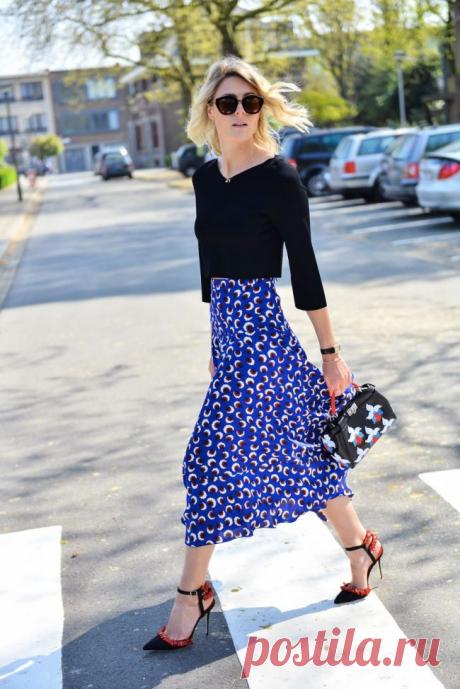 Женская уличная мода весна осень