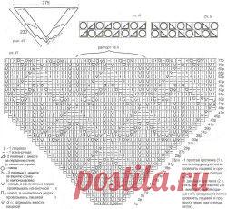 Шаль Королевские лилии