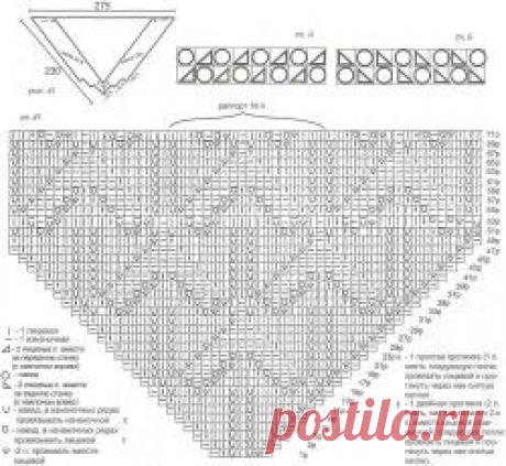Шаль Королевские лилии
