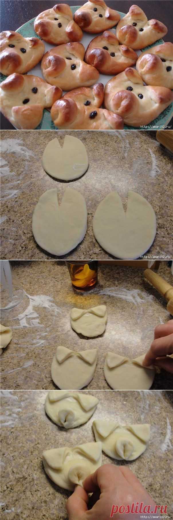 Способ разделки теста - хрюшки..