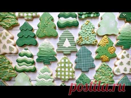 TREE COOKIES | Satisfying Video Compilation | THE GRACEFUL BAKER