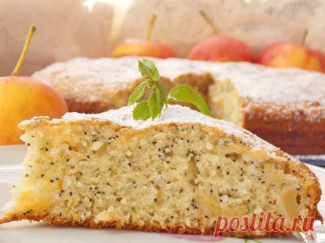 Яблочный пирог с маком. Пошаговый рецепт с фото - Ботаничка.ru