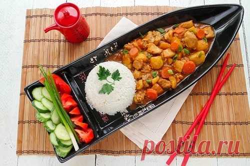 Курица карри – 10 классических рецептов с рисом (с фото)