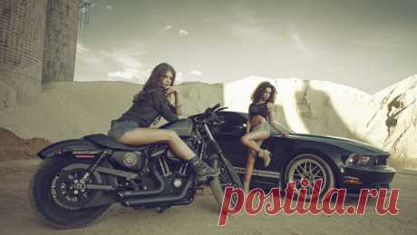 Ford Mustang &amp; Harley Davidson iron 883