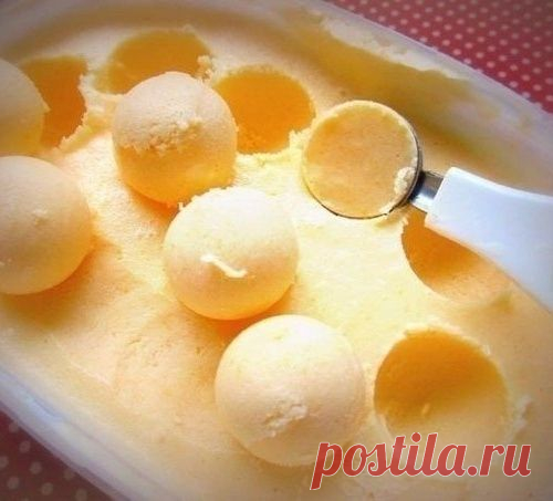 Невероятно простой рецепт мандаринового мороженого