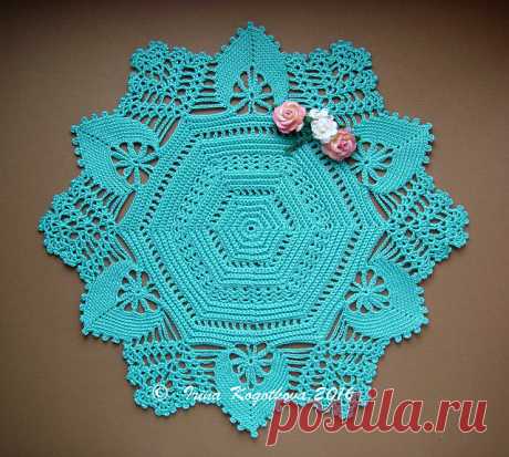 Ravelry: Fig 6. Hexagon Table Mat pattern by Priscilla Publishing Company