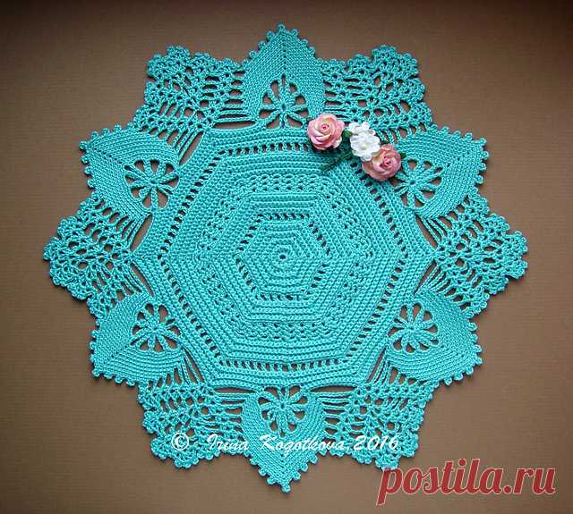 Ravelry: Fig 6. Hexagon Table Mat pattern by Priscilla Publishing Company