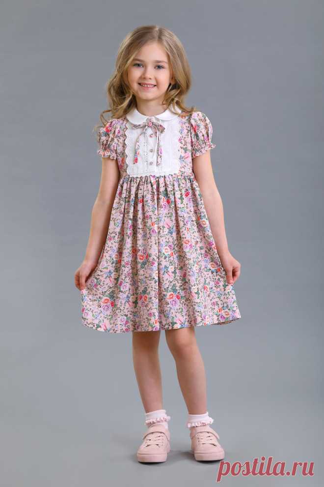 Каталог Платье 2347/1-322-ВВН (розовая набивка 'розы') от Маленькая леди за 6490 руб. розовая набивка 'розы' цвет