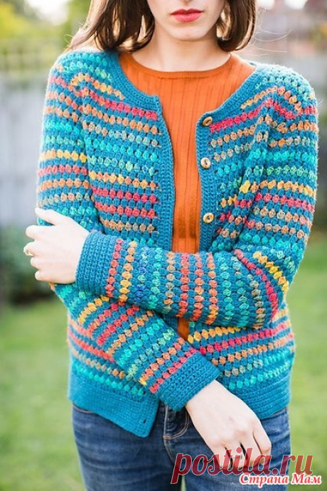 Jessica Vintage Cluster Cardigan pattern by Catherine Waterfield - Страна Мам