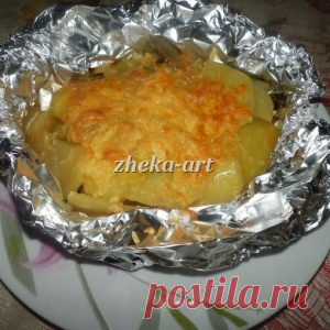 МЯСО С КАРТОФЕЛЕМ В ФОЛЬГЕ