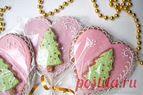 Украшаем новогодний пряник «От всего сердца» | Журнал Ярмарки Мастеров