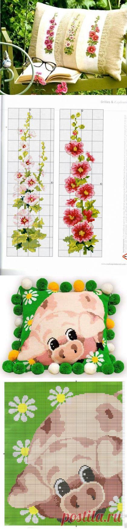 Подушки / Вышивка крестиком / PassionForum - мастер-классы по рукоделию