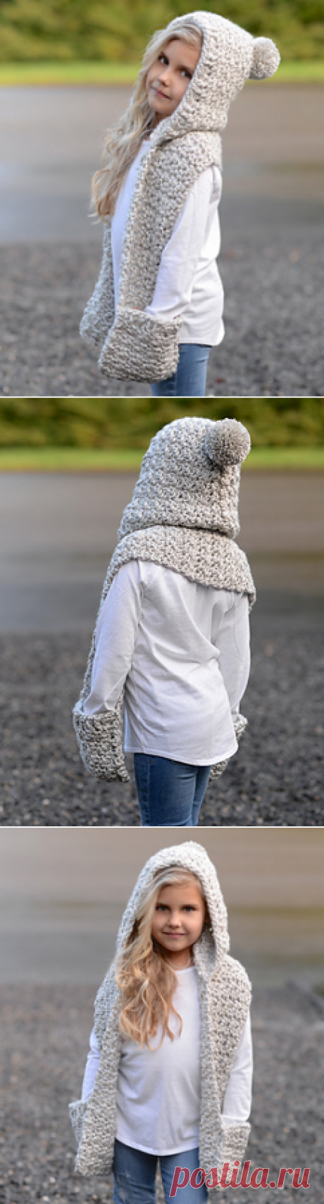 Ravelry: Summit Hooded Scarf pattern by Heidi May